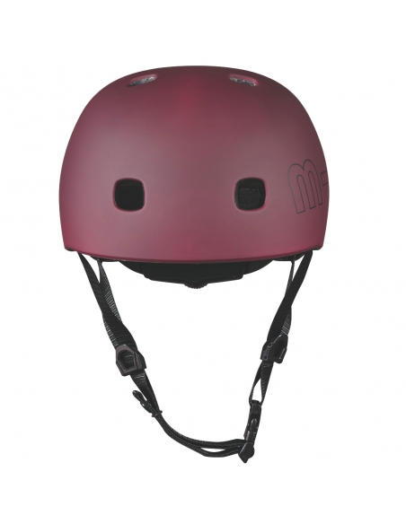 Kask dziecięcy Micro Autumn Red z lampką i magnesowym zapięciem