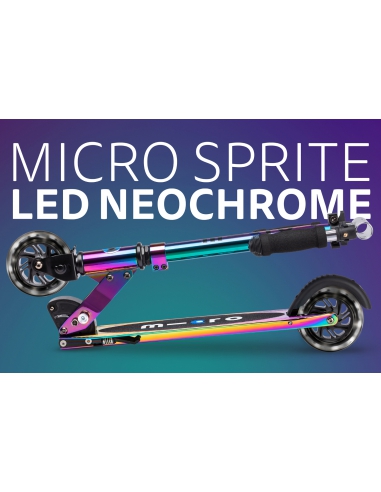 Hulajnoga Micro Sprite LED Neochrome (świecące koła)