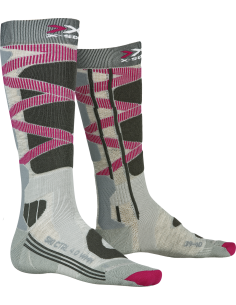Skarpety narciarskie dla kobiet X-Socks SKI CONTROL WOMEN 4.0 Grey Melange/Charcoal