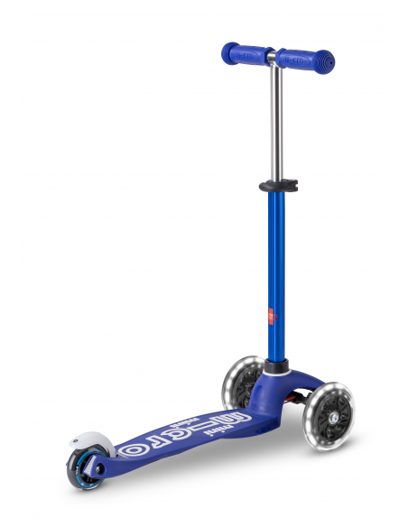 Hulajnoga Mini Micro Deluxe LED Blue/White (świecące koła)