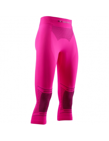 Damskie getry termoaktywne 3/4 X-Bionic ENERGIZER 4.0 Neon Flamingo