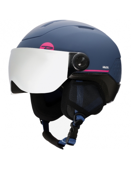 Kask narciarski Rossignol WHOOPEE VISOR IMPACTS Blue/Pink