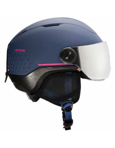 Kask narciarski Rossignol WHOOPEE VISOR IMPACTS Blue/Pink