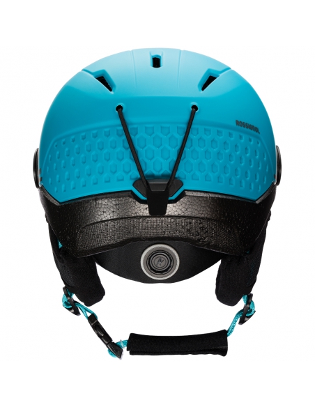 Juniorski kask narciarski z szybą Rossignol WHOOPEE VISOR MPACTS Blue/Black Juniorski kask narciarski z szybą Rossignol WHOOPEE VISOR MPACTS Blue/Black