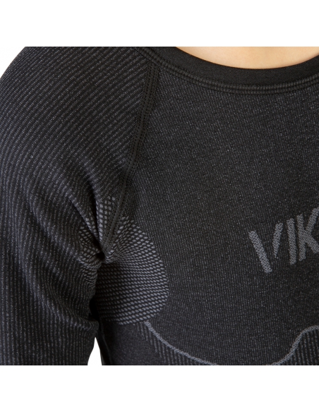 Bielizna termoaktywna dla dzieci (koszulka + getry) Viking RIKO KIDS czarna