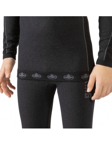 Bielizna termoaktywna dla dzieci (koszulka + getry) Viking RIKO KIDS czarna