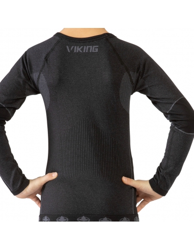 Bielizna termoaktywna dla dzieci (koszulka + getry) Viking RIKO KIDS czarna
