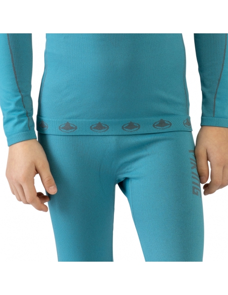 Bielizna termoaktywna dla dzieci (koszulka + getry) Viking RIKO KIDS turkusowa