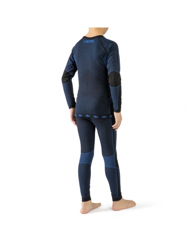 Bielizna termoaktywna dla dzieci (koszulka + getry) Viking RIKO KIDS granatowa