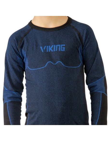Bielizna termoaktywna dla dzieci (koszulka + getry) Viking RIKO KIDS granatowa