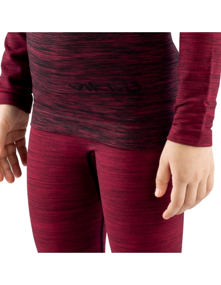 Bielizna termoaktywna dla dzieci (koszulka + getry) Viking FJON BAMBOO KIDS fuksja