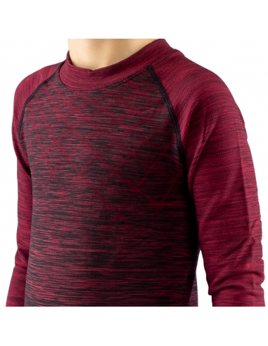 Bielizna termoaktywna dla dzieci (koszulka + getry) Viking FJON BAMBOO KIDS fuksja