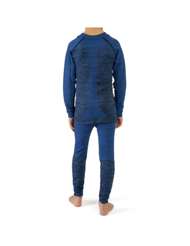 Bielizna termoaktywna dla dzieci (koszulka + getry) Viking FJON BAMBOO KIDS niebieska