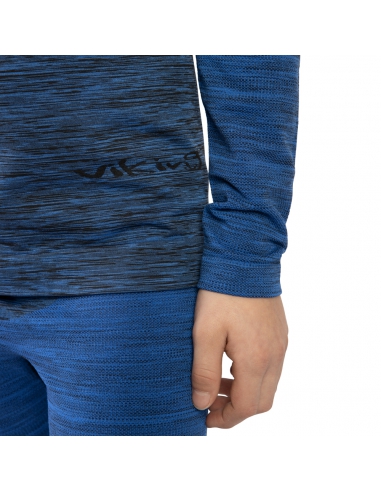 Bielizna termoaktywna dla dzieci (koszulka + getry) Viking FJON BAMBOO KIDS niebieska