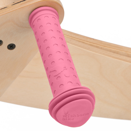 Nakładki na rączki kierownicy Wishbone różowe