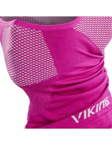 Kominiarka narciarska Viking Sigurd Junior Fuchsia/Grey