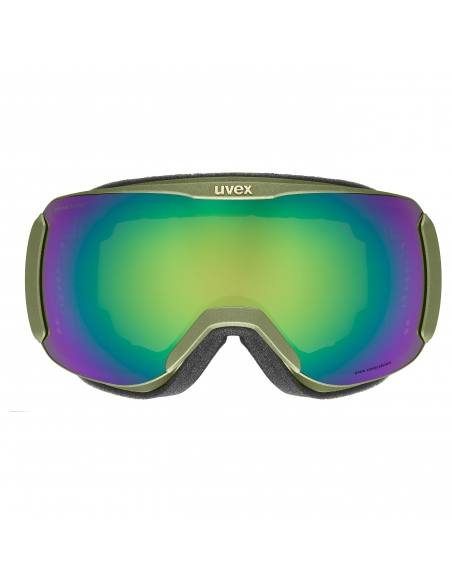 Gogle narciarskie Uvex Downhill 2100 CV Planet Croco/Mirror Green