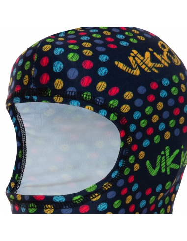 Kominiarka narciarska Viking Kenai granatowa w kropki