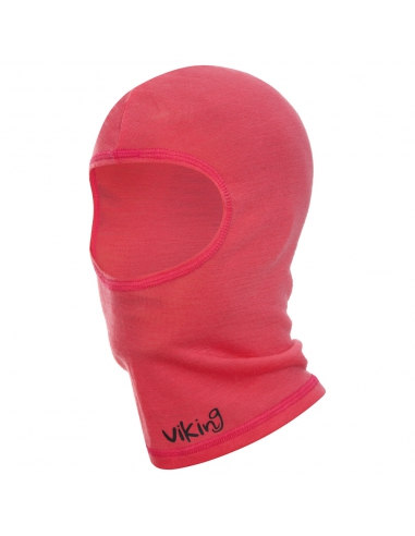 Kominiarka narciarska Viking Merino Sentinel Kids Pink