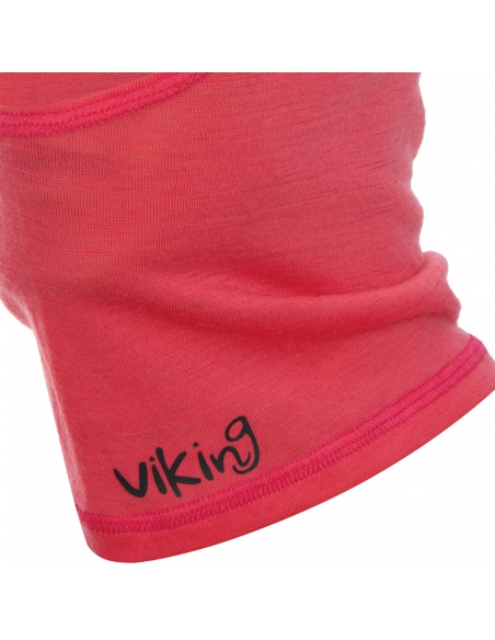 Kominiarka narciarska Viking Merino Sentinel Kids Pink