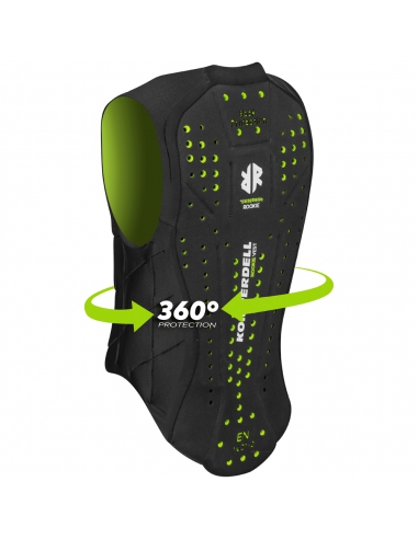 Kamizelka ochronna "żółw" Komperdell Ballistic Vest Junior Lime