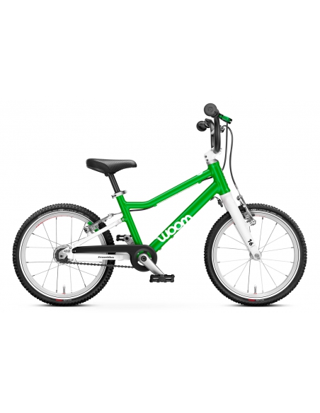 Rower dziecięcy Woom 3 AUTOMAGIC Green (16") zielony (z automatyczną przerzutką)