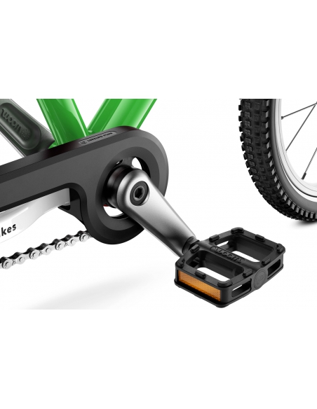 Rower dziecięcy woom 3 ORIGINAL AUTOMAGIC Green (16") zielony (z automatyczną przerzutką)