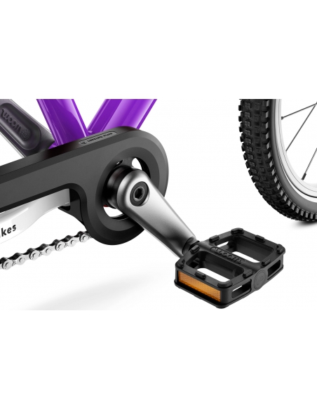 Rower dziecięcy Woom 3 AUTOMAGIC Purple (16") fioletowy (z automatyczną przerzutką)