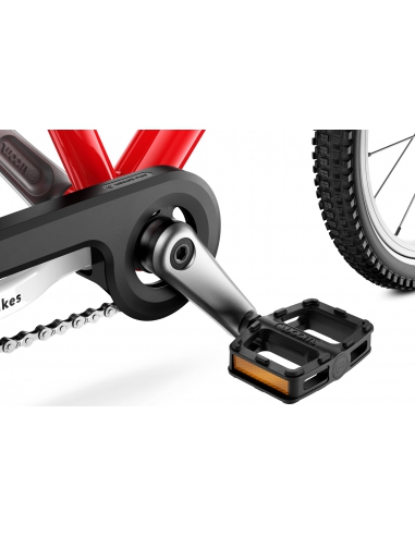Rower dziecięcy Woom 3 AUTOMAGIC Red (16") czerwony (z automatyczną przerzutką)