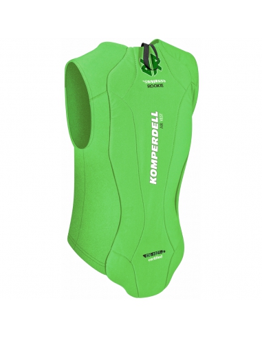 Kamizelka ochraniacz narciarski pleców i tułowia "żółw" Komperdell Air Vest Junior Green
