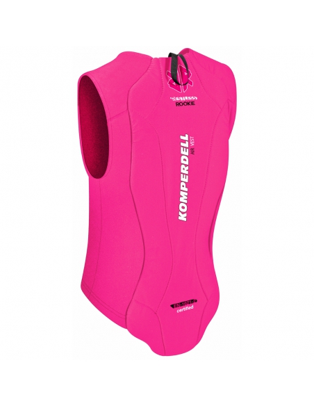 Kamizelka ochraniacz narciarski pleców i tułowia "żółw" Komperdell Air Vest Junior Pink