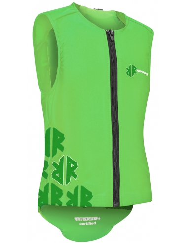 Kamizelka ochraniacz narciarski pleców i tułowia "żółw" Komperdell Air Vest Junior Green