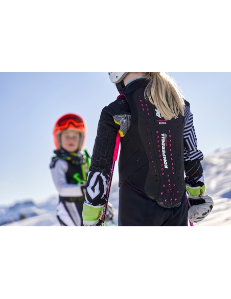 Kamizelka ochraniacz narciarski pleców "żółw" Komperdell Air Vest Junior Green