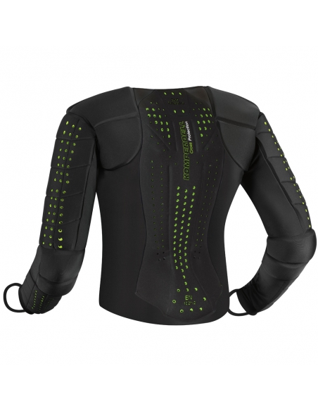 Ochraniacz narciarski ramion, pleców i tułowia Komperdell Full Protector Slalom Shirt Long Junior Black