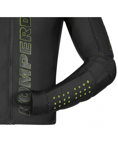 Ochraniacz narciarski ramion, pleców i tułowia Komperdell Full Protector Slalom Shirt Long Junior Black