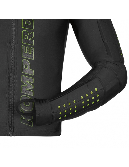 Ochraniacz narciarski ramion, pleców i tułowia Komperdell Full Protector Slalom Shirt Long Junior Black