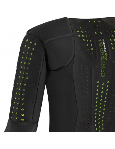 Ochraniacz narciarski ramion, pleców i tułowia Komperdell Full Protector Slalom Shirt Long Junior Black
