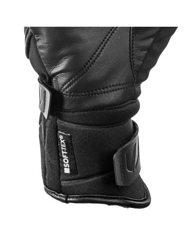 Rękawice narciarskie Leki Race Coach C-Tech S Junior Mitt (jednopalczaste) Black/Ice-Lemon