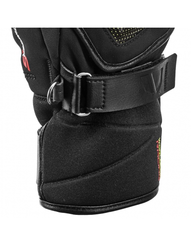 Rękawice narciarskie Leki Race Coach C-Tech S Junior Mitt (jednopalczaste) Black/Ice-Lemon