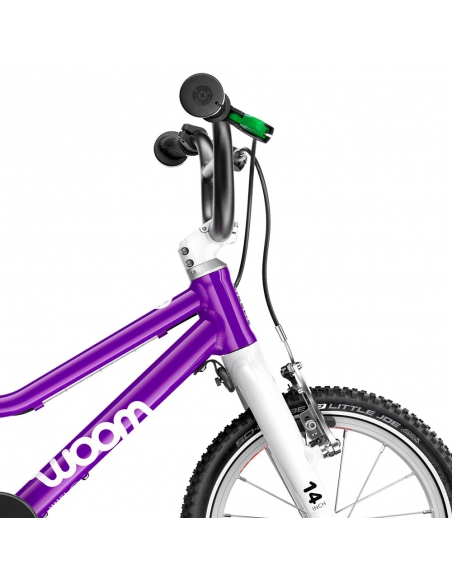 Rower dziecięcy Woom 2 Purple (14") fioletowy Rower dziecięcy Woom 2 Purple (14") fioletowy
