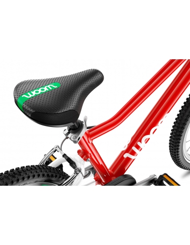 Rower dziecięcy Woom 3 AUTOMAGIC Red (16") czerwony (z automatyczną przerzutką)