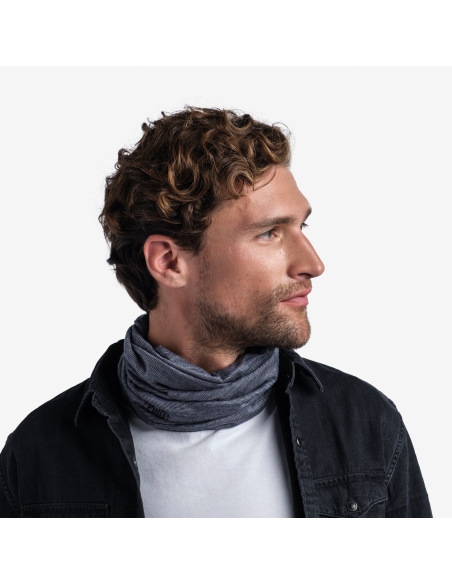 Chusta wielofunkcyjna Buff Merino Lightweight Light Denim Multi Stripes