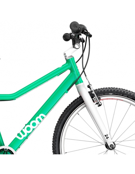 Rower dziecięcy Woom 5 Mint Green (24") miętowy