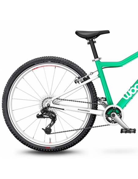 Rower dziecięcy Woom 5 Mint Green (24") miętowy