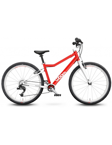 Rower dziecięcy Woom 5 Red (24") czerwony