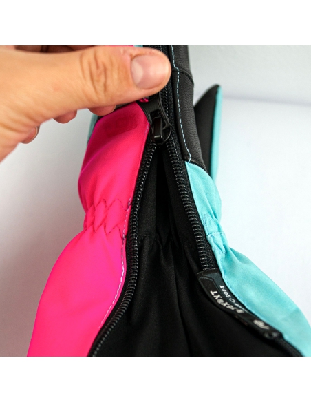 Rękawice narciarskie Reusch Jerry Down R-TEX® XT Mitten (jednopalczaste) Bachelor Button/Knockout Pink