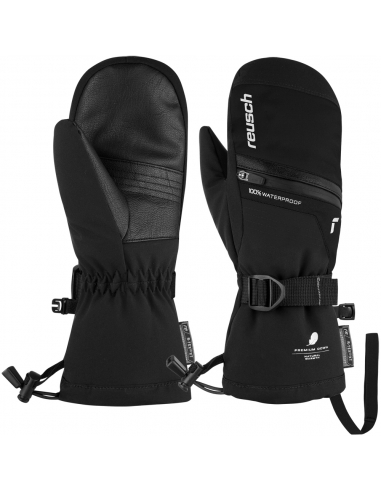 Rękawice narciarskie Reusch Lando R-TEX® XT Junior Mitten (jednopalczaste) Black/Silver