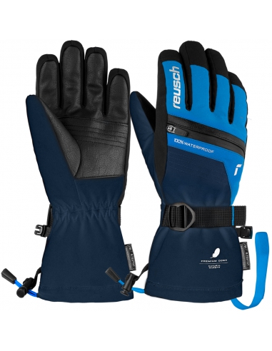 Rękawice narciarskie Reusch Lando R-TEX® XT Junior (pięciopalczaste) Dress Blue/Brilliant Blue
