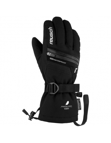 Rękawice narciarskie Reusch Lando R-TEX® XT Junior (pięciopalczaste) Black/Silver