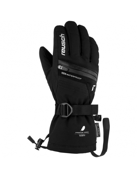 Rękawice narciarskie Reusch Lando R-TEX® XT Junior (pięciopalczaste) Black/Silver
